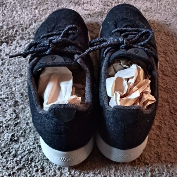 Allbirds Wool Runners Men's Size 12 Dark Charcoal Grey PRE-OWNED - Picture 4 of 6